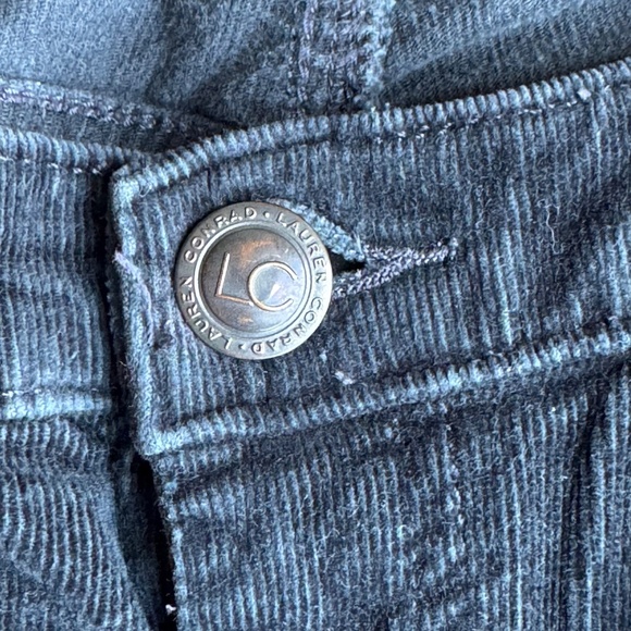 LC Lauren Conrad Dark Blue - The Skinny Cord - Corduroy Pants Size 6 - Picture 5 of 11
